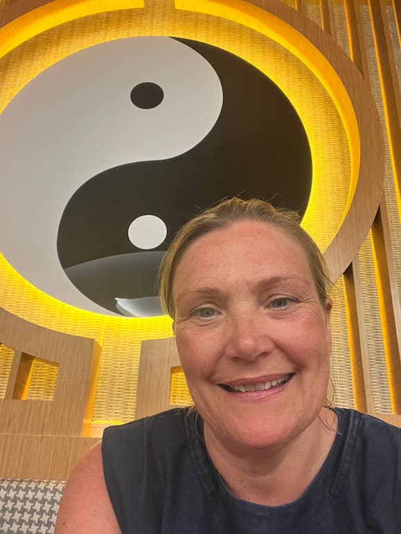 Debbie at Spa hotel in Turkey